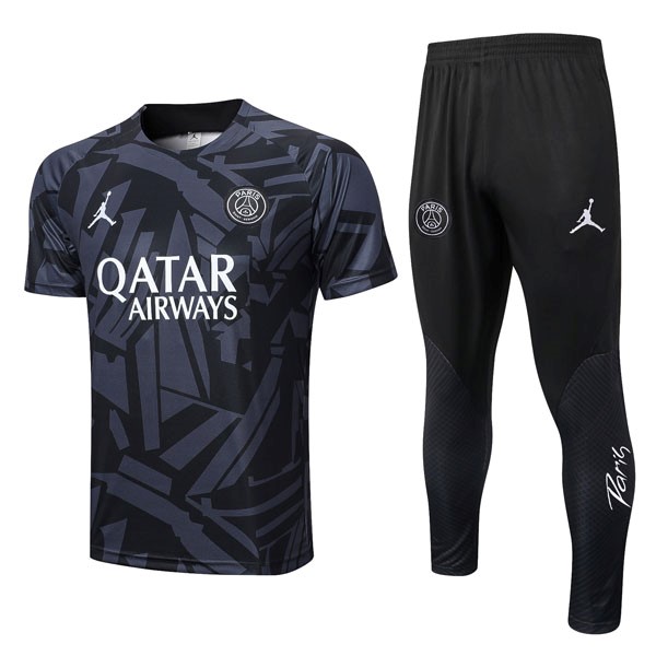 Entrenamiento PSG Conjunto Completo 2022-23 Gris Negro